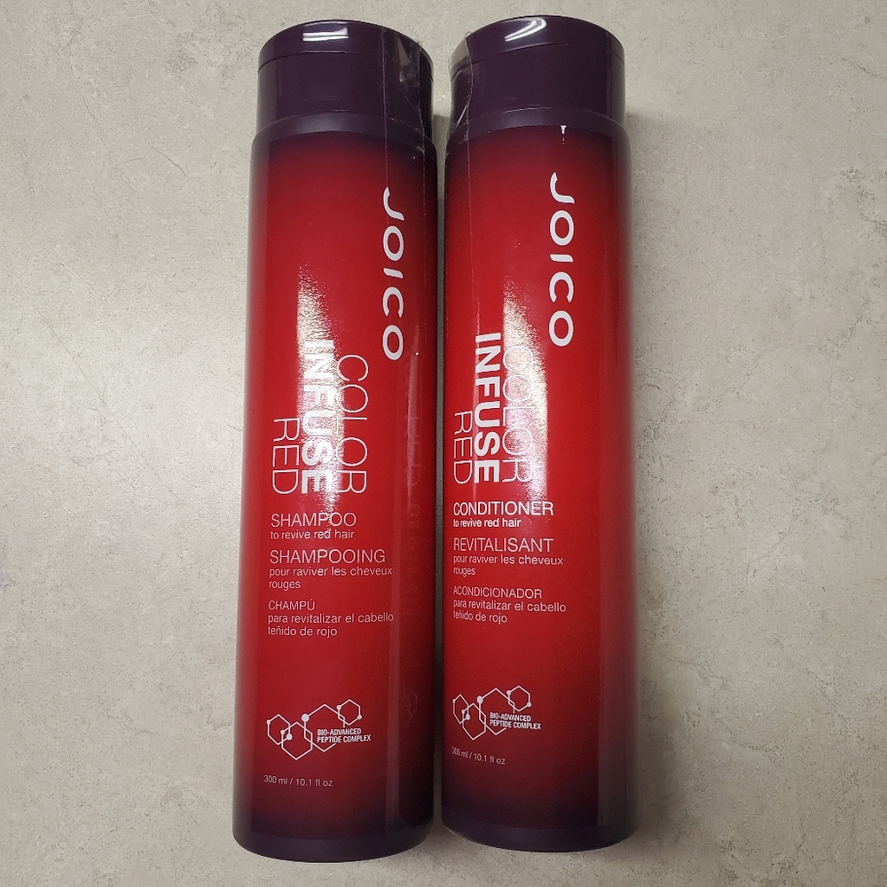 Joico Color Infused Red Shampoo and Conditioner